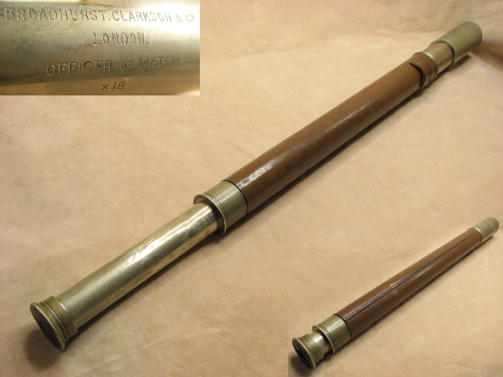 Broadhurst Clarkson Officer of the Watch Telescope